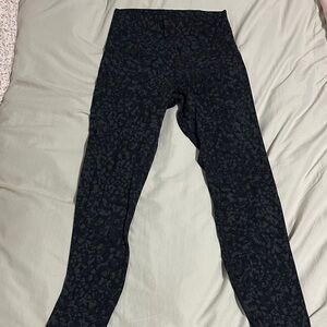 lululemon athletica Black Patterned Leggings